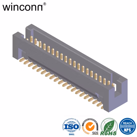 1.27mm Pitch Box Header, SMT Vertical Type