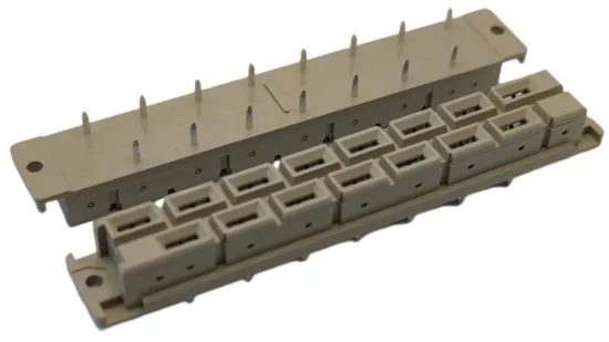 Factory Price 30contacts DIN41612 Connector, 3X10POS, Female, Right Angle