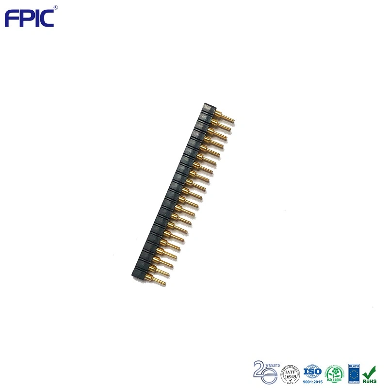 Fpic Pitch 1.27mm 2.0mm 2.54mm Right Angle 90degrees 10p to 100p Male Connector Box Header