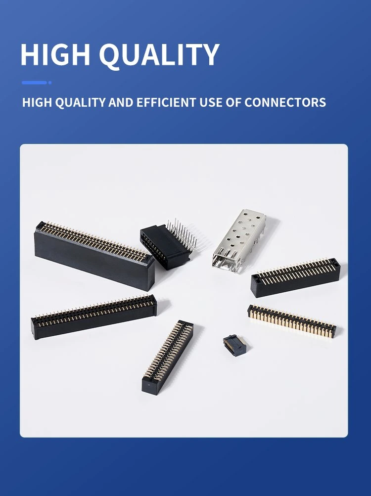 Custom Card Edge Connector Available in High Operating Temperatures From -40&deg; C to 125&deg; C PCB Connector