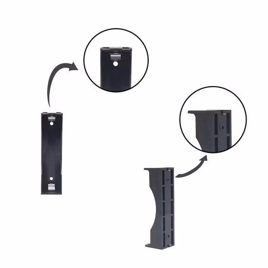 Manufacture AA Size Battery Holder with 1 Slot 1.5V 3 AA Battery Holder