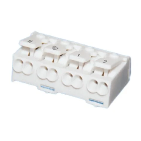 Top Hengda Releasable Electrical Terminal Blocks 5ways Wire Quick Connector