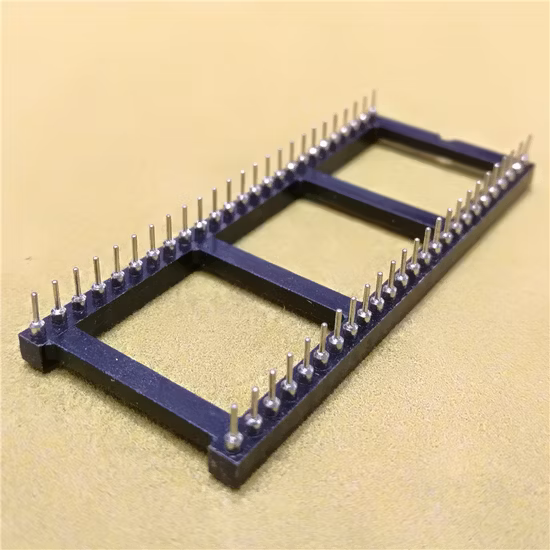 2.54mm Pitch 50pin Straight Connector Machine Terminal Pin IC Socket